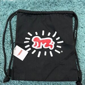 Keith Haring ‘Radiant Baby’ Backpack with Drawstring Closure from THE BROAD, LA